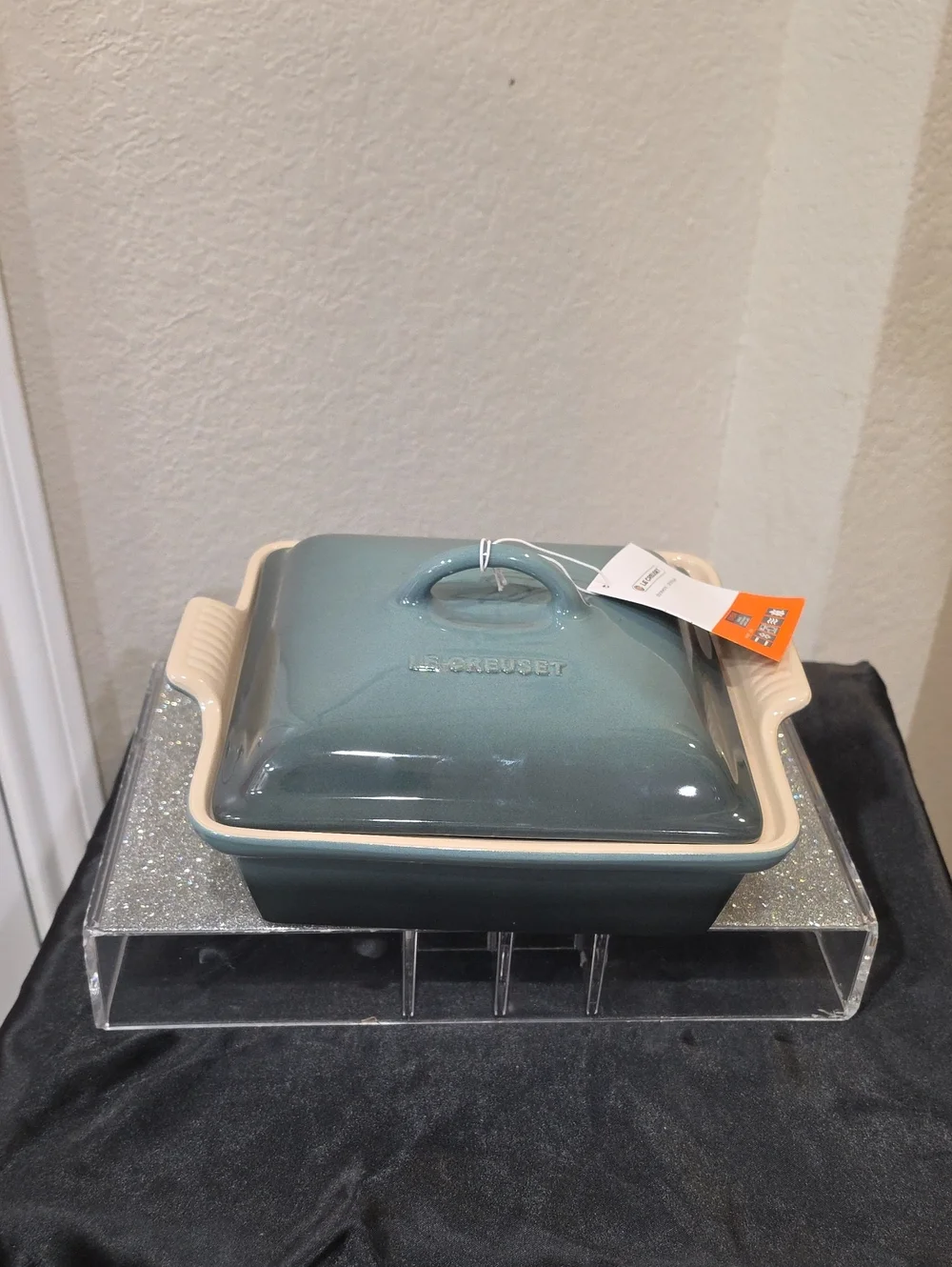 Le Creuset Heritage Shallow Square Casserole Dish- Ocean